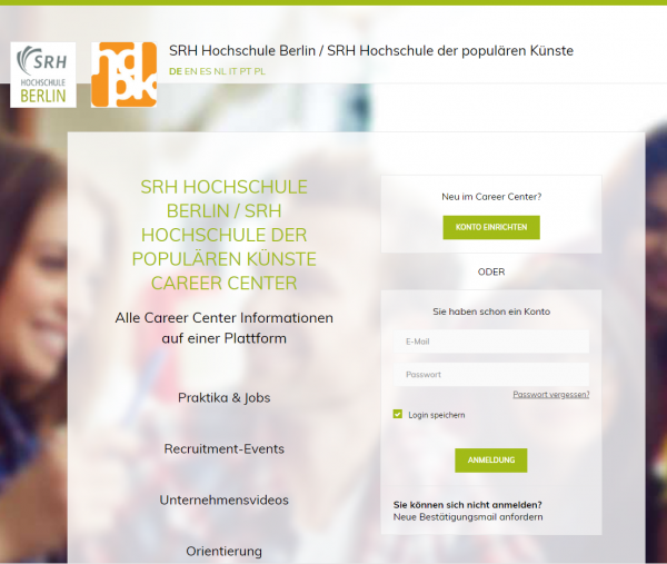 SRH Hochschule Berlin (Career Service) - Praktikanten