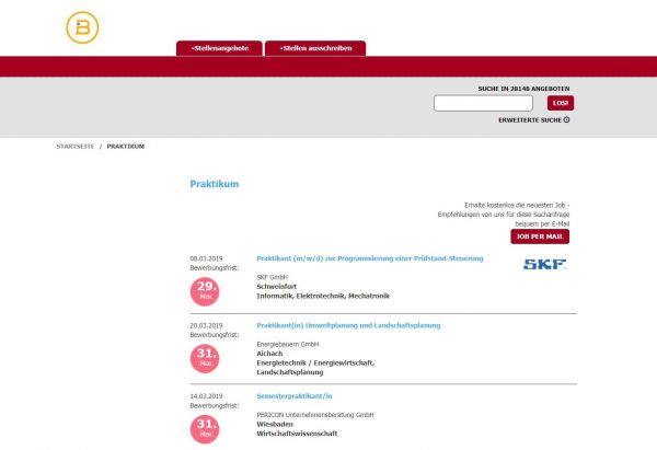 HS Stralsund (ausgewählte Fachbereiche) - Studenten