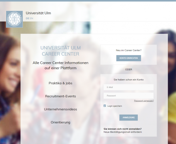 Uni Ulm (Career Service) - Studenten