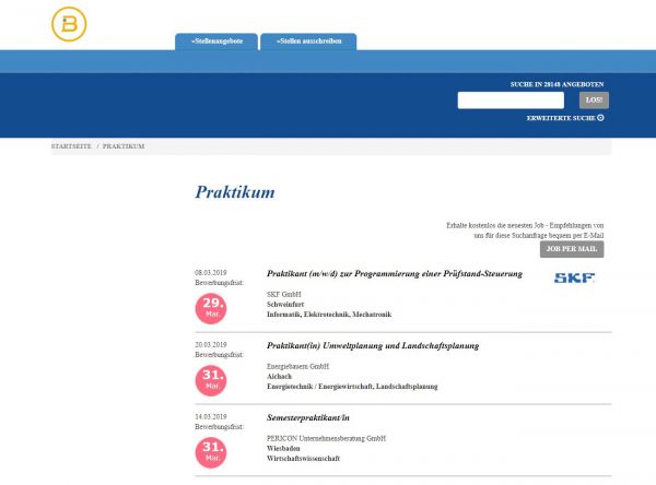Uni Würzburg (ausgewählte Fachbereiche) - Studenten