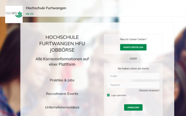 HS Furtwangen (Career Service) - Praktikanten