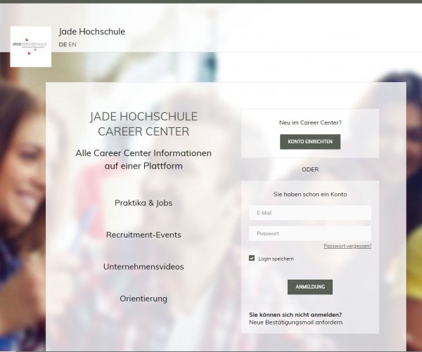 Jade HS Wilhelmshaven - Career Service