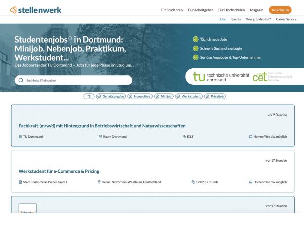 TU Dortmund (Stellenwerk) - Studenten