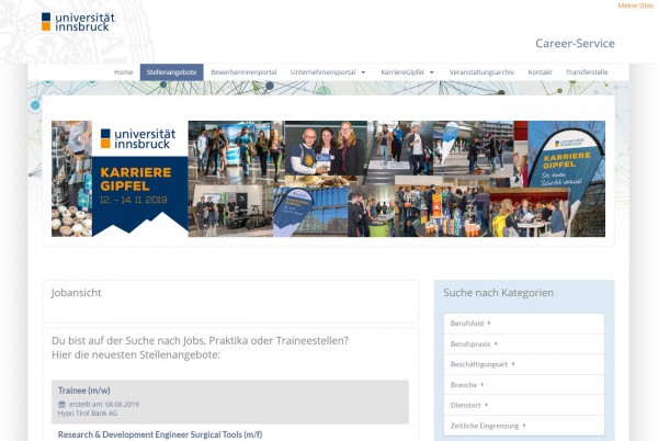 Uni Innsbruck - Career Service