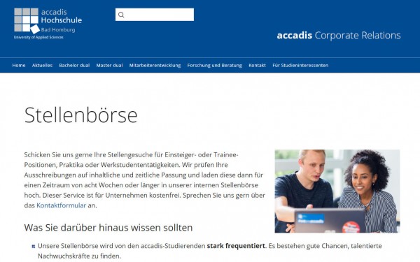 accadis HS Bad Homburg - Career Center