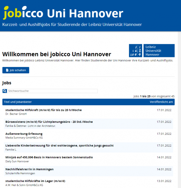 Uni Hannover (Jobicco)