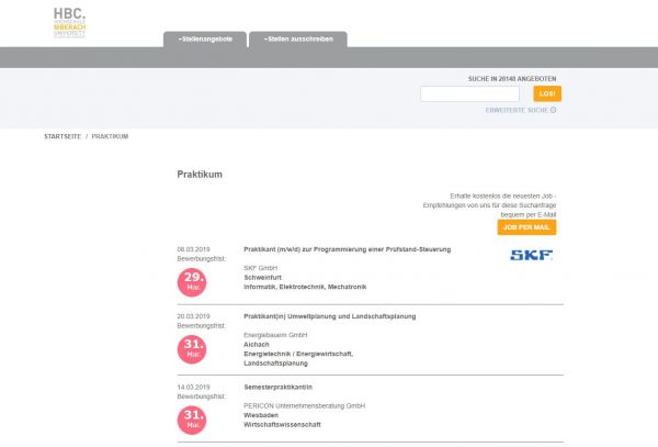 HS Biberach (Fachbereich Pharmazie) - Studenten