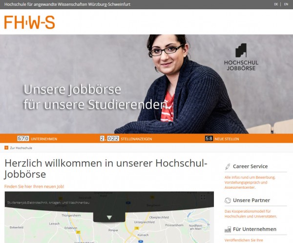 FH Würzburg-Schweinfurt - Hochschul-Jobbörse