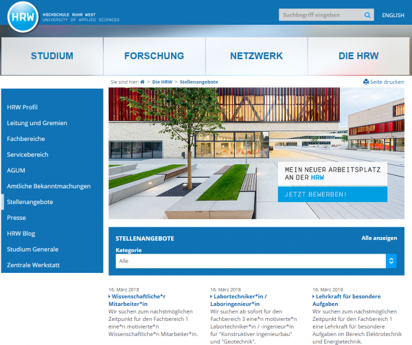 HS Ruhr-West (Career Center) - Studenten