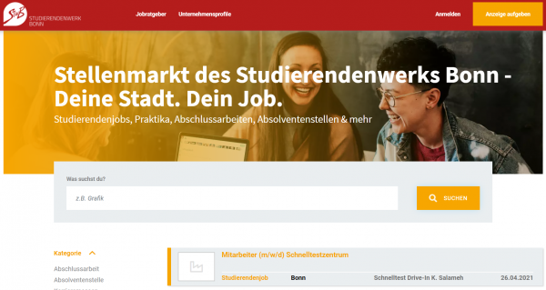 Studierendenwerk Bonn (DHW) - Studenten