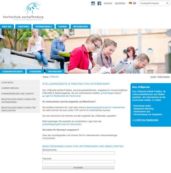 TH Aschaffenburg - Career Service