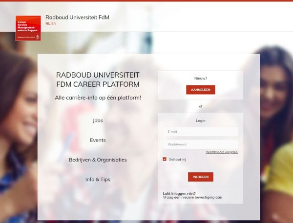 Uni Nimwegen (Fachbereich Wirtschaftswissenschaften) (Career Service) - Studenten