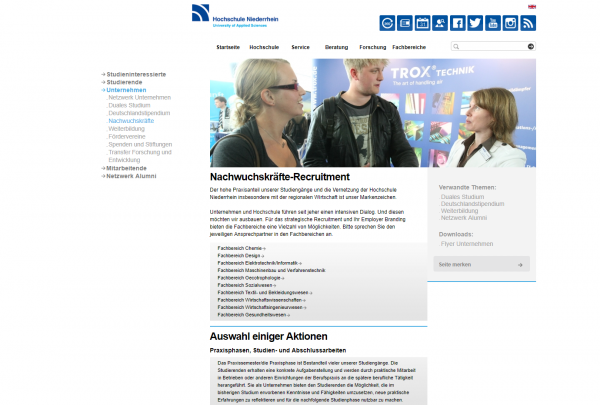HS Niederrhein (ausschließlich WiWi-Fakultät) - Praktikanten
