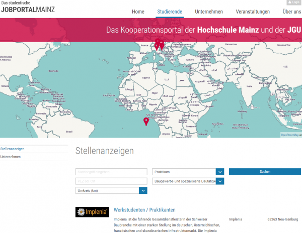 FH Mainz (Career Service) - Studenten