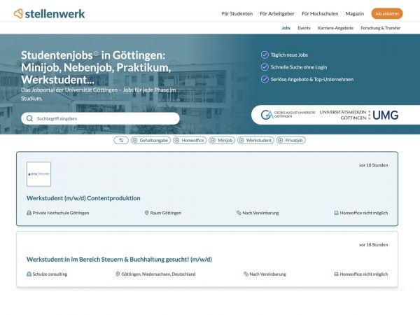 Uni Göttingen (Stellenwerk)