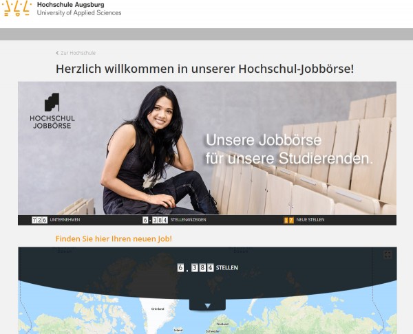 HS Augsburg - Hochschul-Jobbörse