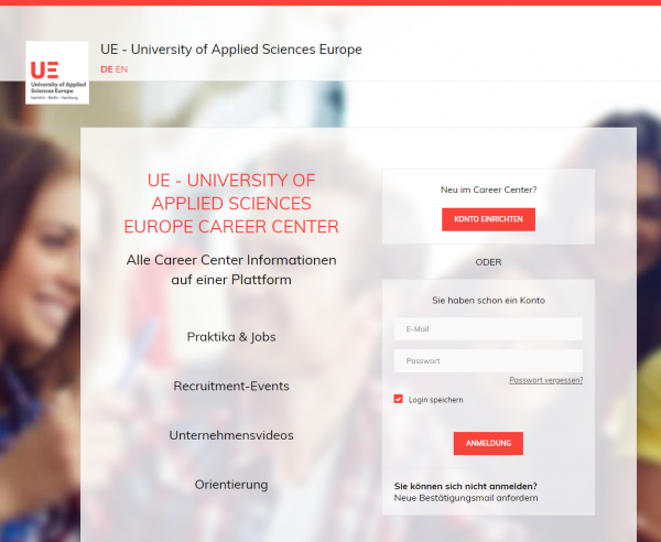 University of Applied Sciences Europe Hamburg (Karriereportal) - Studenten