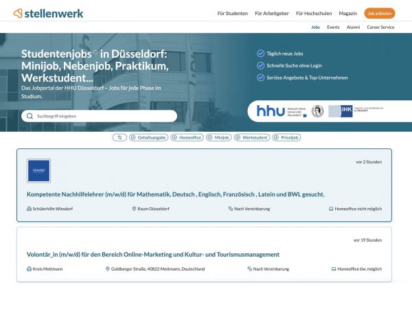 Uni Düsseldorf (Stellenwerk)