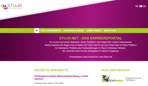 Uni Kiel (Campus Career- Stujo-net ) - Studenten
