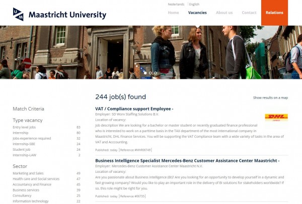 Uni Maastricht - Career Center