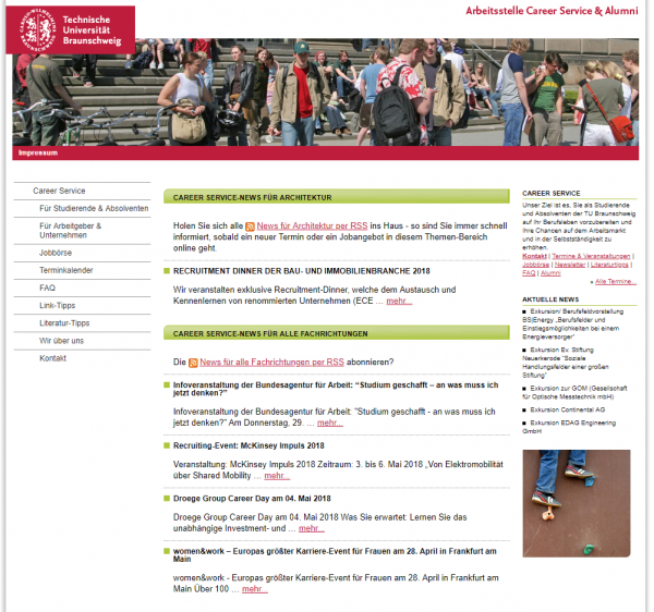 TU Braunschweig (Career Service) - Studenten