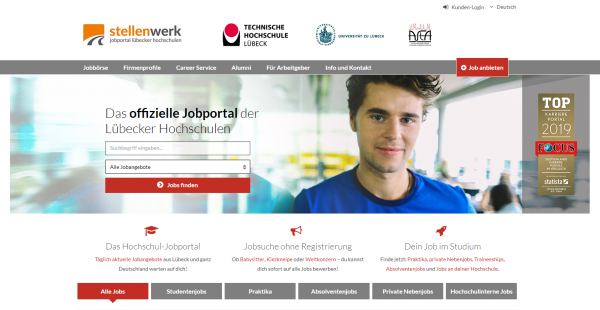 Uni Lübeck und TH Lübeck (Stellenwerk) - Studenten