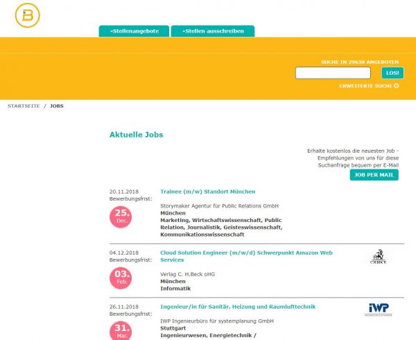 HS Pforzheim (Berufsstart) - Studenten