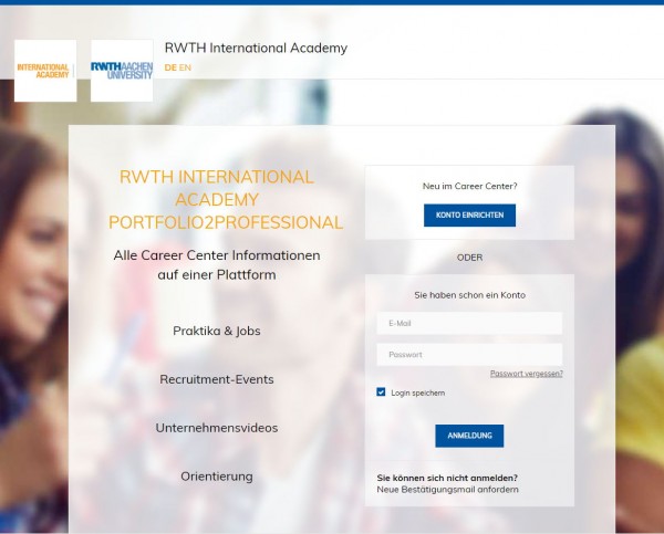 International Academy RWTH Aachen - Career Service