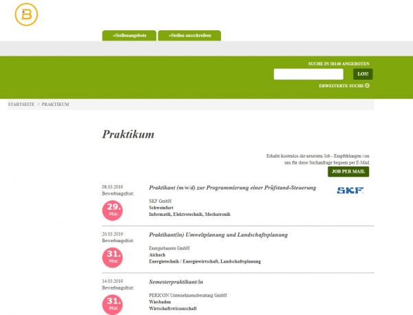 HS Kaiserslautern (ausgewählte Fachbereiche) - Studenten