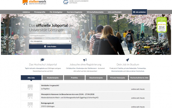 Uni Göttingen (Stellenwerk) - Studenten