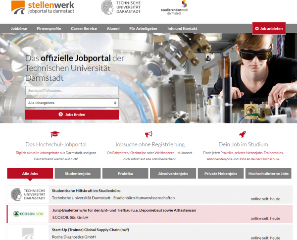 TU Darmstadt (Stellenwerk) - Studenten