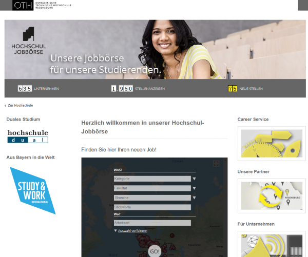 OTH Regensburg (Hochschul-Jobbörse) - Studenten