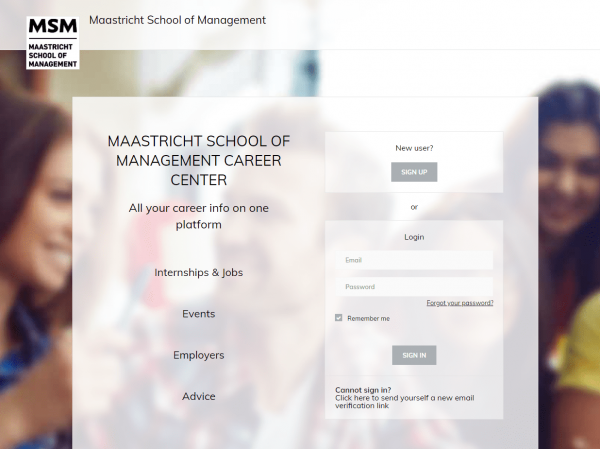 Maastricht School of Management - Career Service