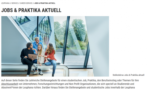 Uni Lüneburg (Career Center) - Studenten