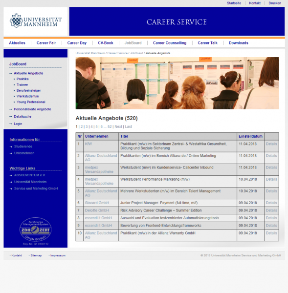 Uni Mannheim (IQB) - Studenten