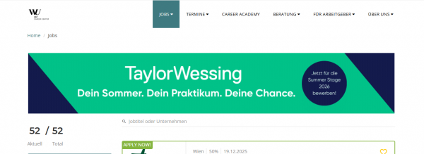 WU Wien (Career Center) - Studenten