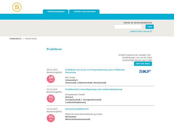 BTU Cottbus (Berufsstart) - Studenten